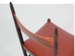 Suite de 4 chaises scandinaves en palissandre de Rio