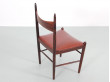 Mid-Century  modern  set of 4 dining chairs in Rio rosewood by H. Vestervig Eriksen