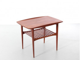 Table d'appoint scandinave en teck modèle FD 510