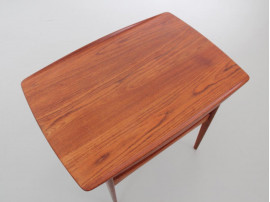 Table d'appoint scandinave en teck modèle FD 510