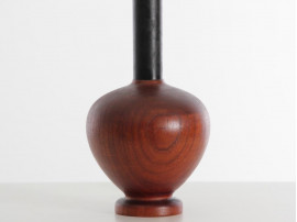 Mid-Century  modern scandinavian  teak table lamp by ESA