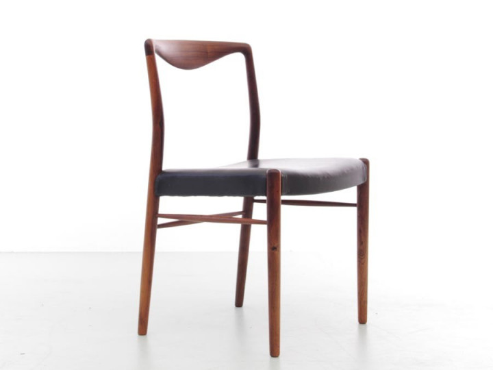 Mid-Century  modern scandinavian chair in Rio rosewood by Kai Lyngfeldt-Larsen