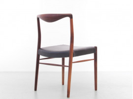 Mid-Century  modern scandinavian chair in Rio rosewood by Kai Lyngfeldt-Larsen