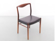 Mid-Century  modern scandinavian chair in Rio rosewood by Kai Lyngfeldt-Larsen