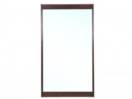 Mid-Century  modern scandinavian mirror in Rio rosewood by Dyrlund