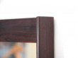 Mid-Century  modern scandinavian mirror in Rio rosewood by Dyrlund