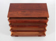 Mid-Century  modern  Scandinavian chest of drawers in Rio rosewood by Borge Mogensen