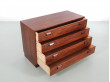 Mid-Century  modern  Scandinavian chest of drawers in Rio rosewood by Borge Mogensen