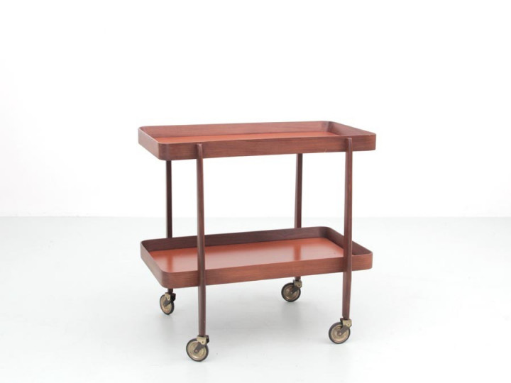 Mid-Century modern scandinavian serving table in teak Mid-Century modern scandinavian serving table in teak