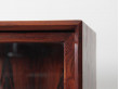 Mid-Century  modern scandinavian wall vitrine in rosewood 