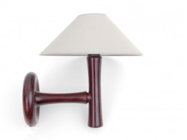 Mid-Century  modern scandinavian wall lamp in  rosewood 