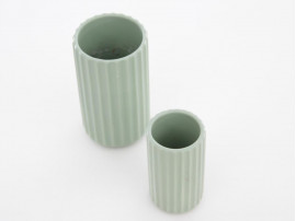 Set of 2 Mid-Century  modern scandinavian Lungby vases