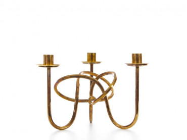 Bougeoir scandinave en laiton