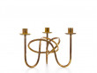 Mid-Century  modern scandinavian candlestick in brass by Josef Frank