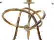 Mid-Century  modern scandinavian candlestick in brass by Josef Frank