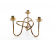 Mid-Century  modern scandinavian candlestick in brass by Josef Frank