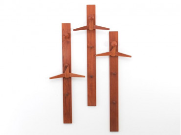 Mid-Century  modern scandinavian coat hanger in teak by Aksel Kjersgaard