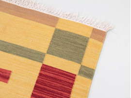 Swedish Rolakan carpet hand woven wool. 230 x 170 cm