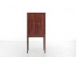 Mid-Century  modern scandinavian rosewood pipe cabinet by Ole Wansher