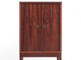 Mid-Century  modern scandinavian rosewood pipe cabinet by Ole Wansher