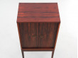 Mid-Century  modern scandinavian rosewood pipe cabinet by Ole Wansher