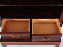 Mid-Century  modern scandinavian rosewood pipe cabinet by Ole Wansher