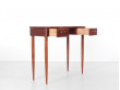 Mid-Century  modern scandinavian  little desk in mahogany