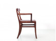 Mid-Century  modern scandinavian set of 6 chairs and 2 armchairs in Rio rosewood model Rungstelund by Ole Wanscher