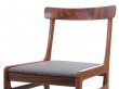 Mid-Century  modern scandinavian set of 6 chairs and 2 armchairs in Rio rosewood model Rungstelund by Ole Wanscher