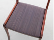 Mid-Century  modern scandinavian set of 6 chairs and 2 armchairs in Rio rosewood model Rungstelund by Ole Wanscher