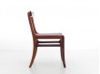 Mid-Century  modern scandinavian set of 6 chairs and 2 armchairs in Rio rosewood model Rungstelund by Ole Wanscher