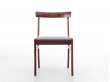 Mid-Century  modern scandinavian set of 6 chairs and 2 armchairs in Rio rosewood model Rungstelund by Ole Wanscher