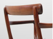 Mid-Century  modern scandinavian set of 6 chairs and 2 armchairs in Rio rosewood model Rungstelund by Ole Wanscher