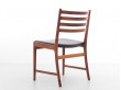 Mid-Century  modern scandinavian set of 6 chairs in Rio rosewood  by Kai Lyngfeldt Larsen