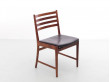 Mid-Century  modern scandinavian set of 6 chairs in Rio rosewood  by Kai Lyngfeldt Larsen