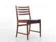 Mid-Century  modern scandinavian set of 6 chairs in Rio rosewood  by Kai Lyngfeldt Larsen