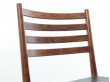 Mid-Century  modern scandinavian set of 6 chairs in Rio rosewood  by Kai Lyngfeldt Larsen