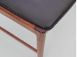 Mid-Century  modern scandinavian set of 6 chairs in Rio rosewood  by Kai Lyngfeldt Larsen