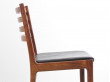 Suite de 5 chaises scandinaves en palissandre de Rio