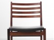 Mid-Century  modern scandinavian set of 6 chairs in Rio rosewood  by Kai Lyngfeldt Larsen