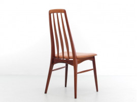 Mid-Century  modern scandinavian Danish set of 4 chairs and 2 armchairs in Rio rosewood model Eva by Niels Kofoed 