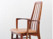 Mid-Century  modern scandinavian pair of 2 armchairs in Rio rosewood model Eva by Niels Kofoed 