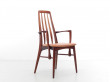 Mid-Century  modern scandinavian pair of 2 armchairs in Rio rosewood model Eva by Niels Kofoed 