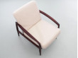 Mid-Century  modern scandinavian lounge chair in Rio rosewood model Paperknive by Kai Kristiansen