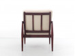 Mid-Century  modern scandinavian lounge chair in Rio rosewood model Paperknive by Kai Kristiansen