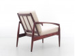 Mid-Century  modern scandinavian lounge chair in Rio rosewood model Paperknive by Kai Kristiansen