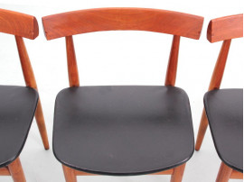 Mid-Century Modern scandinavian dining set in teak by Hans Olsen