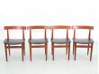 Table de repas scandinave à rallonges Dining set en teck model 630