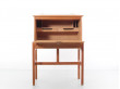 Mid-Century  modern scandinavian secretary in oak by Arne Wahl Iversen model 67