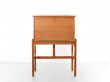 Mid-Century  modern scandinavian secretary in oak by Arne Wahl Iversen model 67